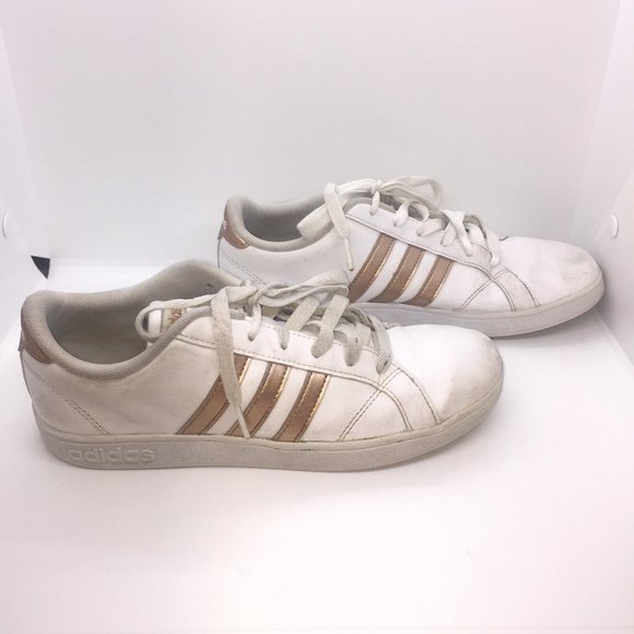 adidas gazelle silver green womens adidas | VL Court 3.0 Shoes - White/Pink/Gold